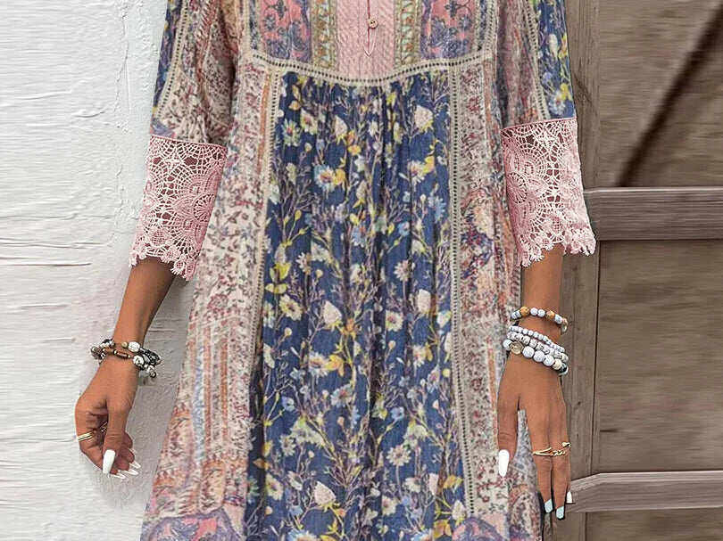 Vestido boêmio elegante