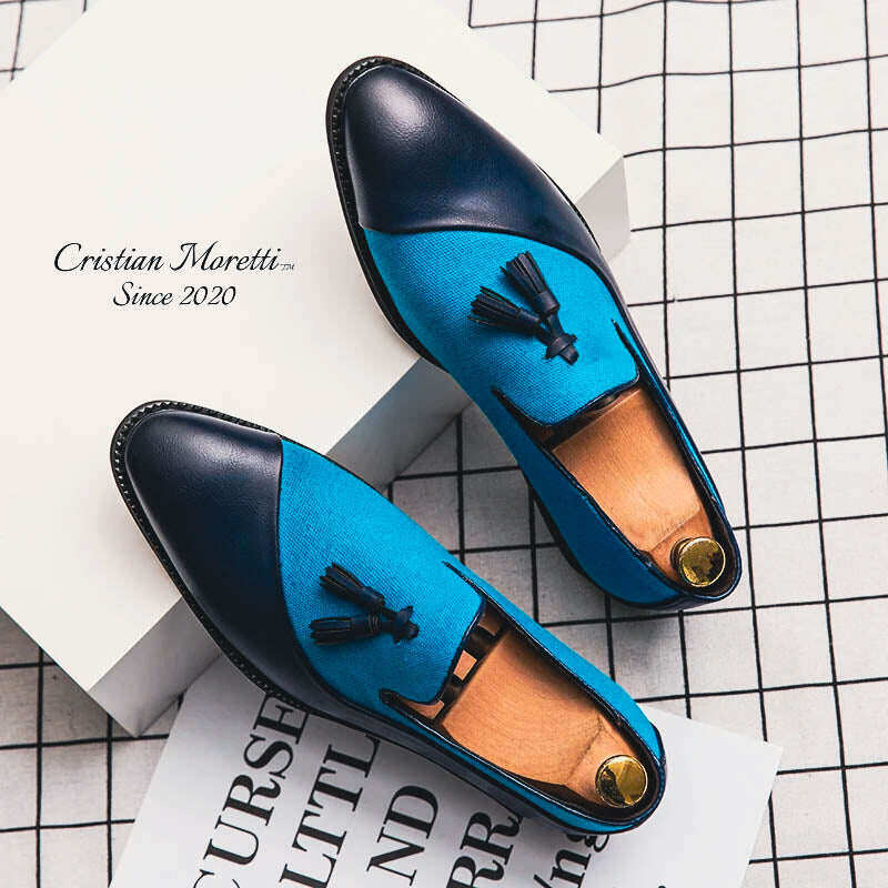 Sapatos de couro premium Roberto Barbieri™ Slip-On