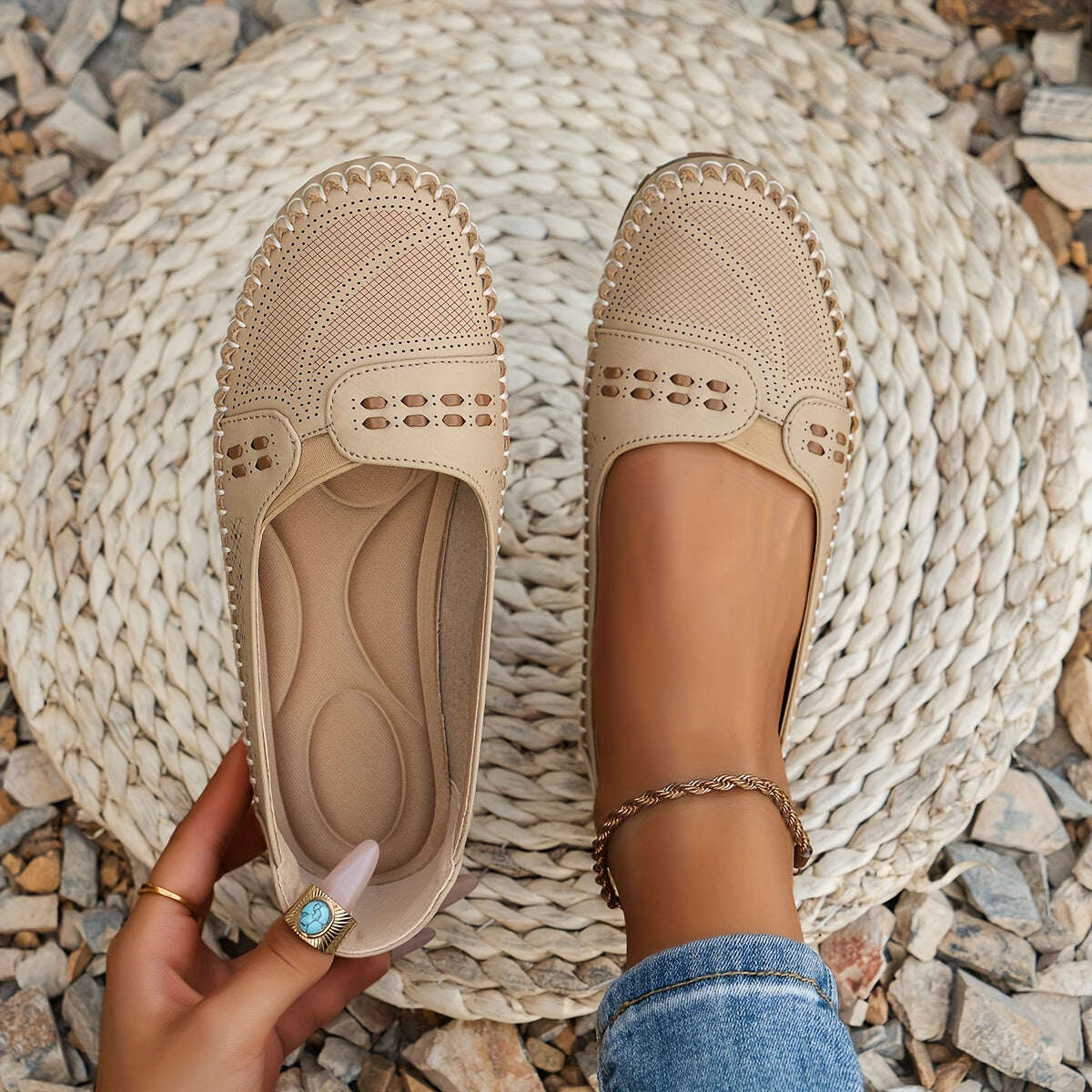 🔥 Dia Santo 50% de desconto 🔥 Sapatos ortopédicos baixos para mulheres, leves, antiderrapantes, respiráveis
