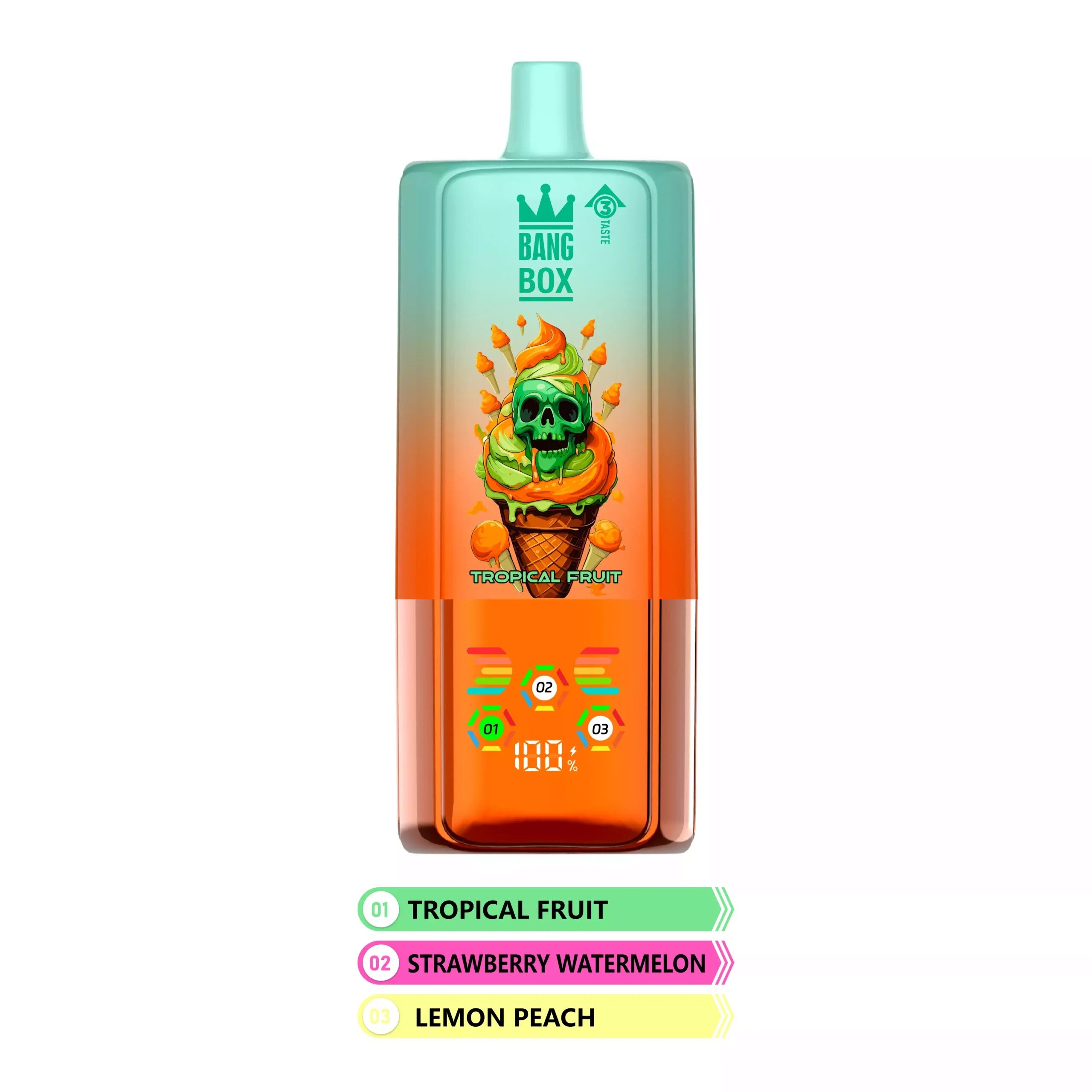 BANGBOX 80000 Puffs 3 az 1-ben Alacsony Nikotintartalmú Eldobható Vaporizátorok Vásároljon Eredeti Újratölthető Eldobható Vaporizátorokat Nagykereskedelemben -