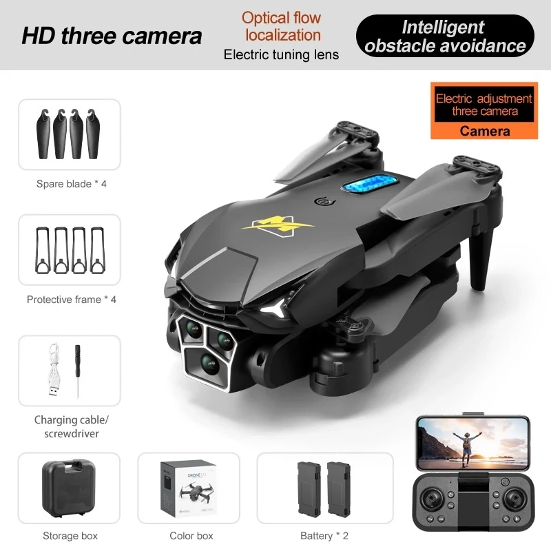 M3 UAV Трикамерен оптичен въздушен фотограф Дрон с дистанционно управление с дълъг живот