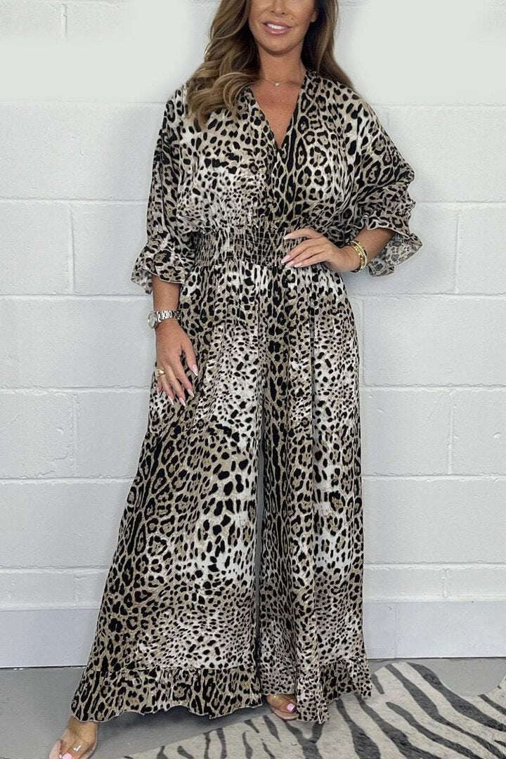 💕Leopard print leopard pamučni kombinezon✨