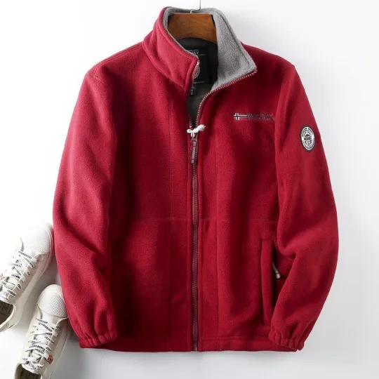 Exportar para a Noruega jaqueta masculina de veludo dupla face