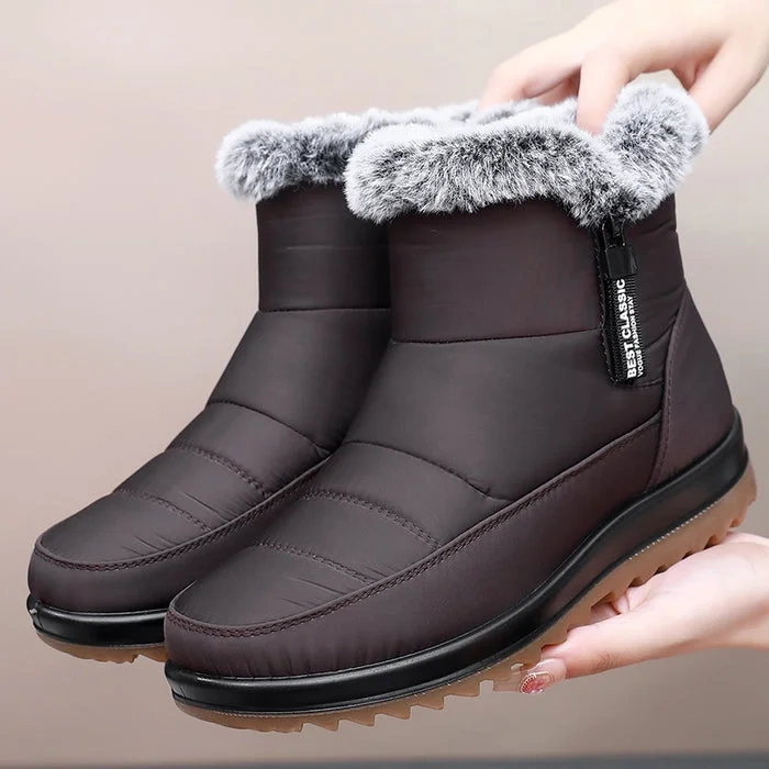 Botas de algodão quente impermeáveis ​​de inverno