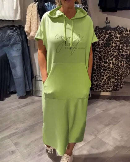 💥🔥👗【S-5XL】Novo vestido de fato de treino grande, solto e confortável, respirável, para o verão de 2025