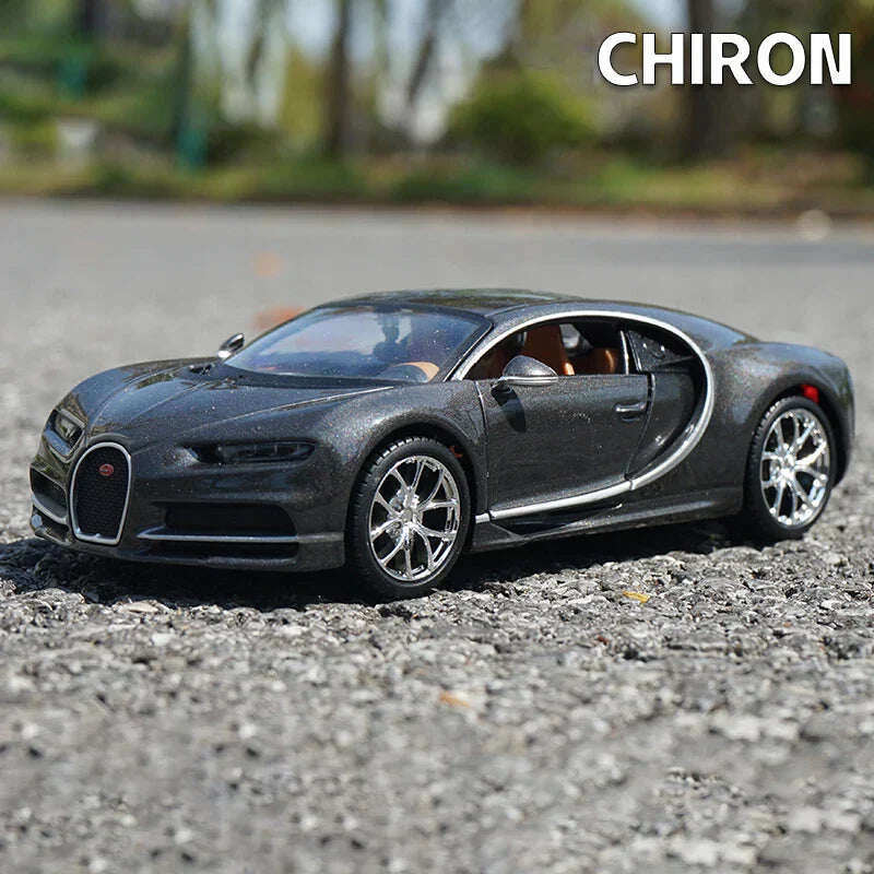 Храна 1:24 Bugatti Chiron Divo Supercar Diecast Модел