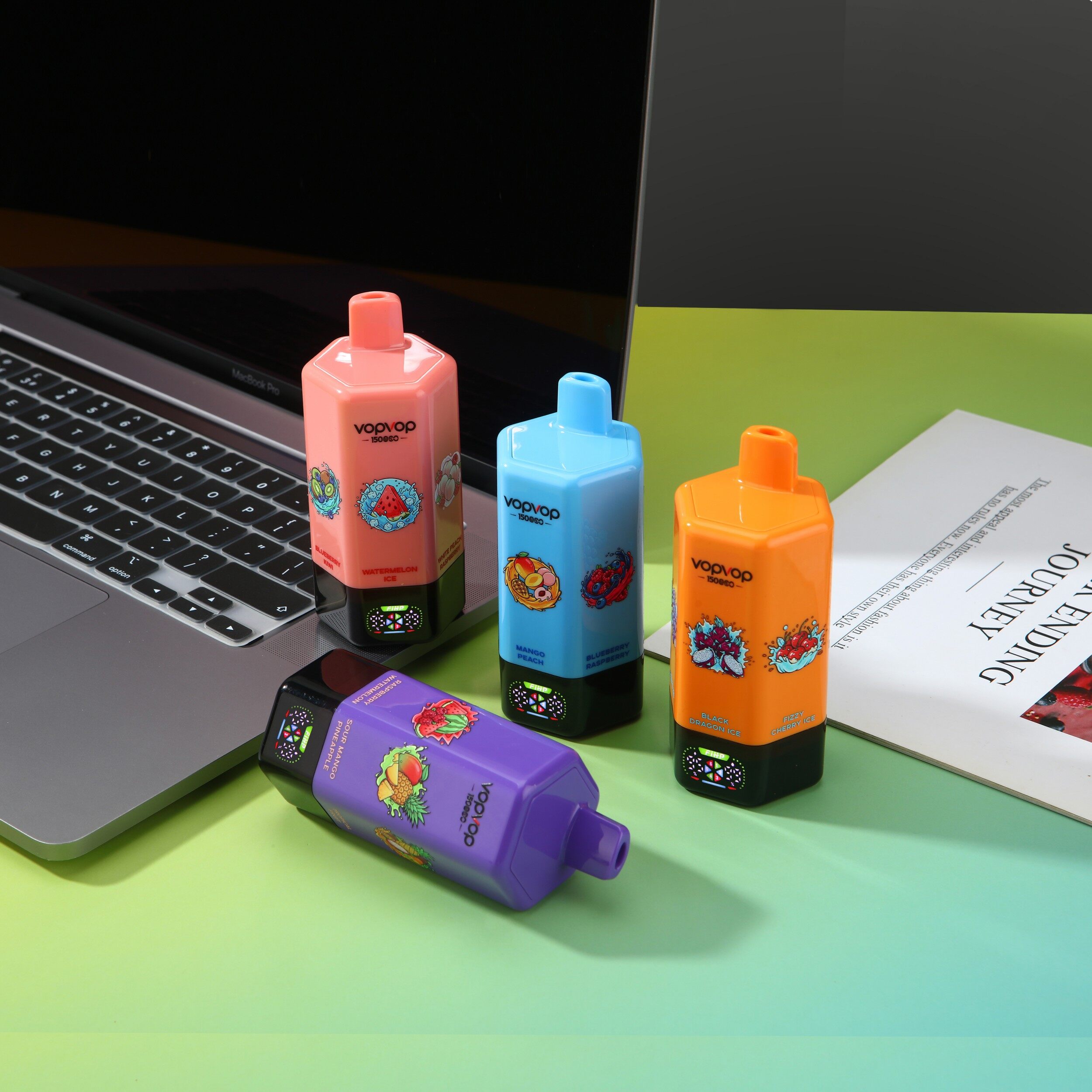 VOPVOP 150K Big Puffs 6 Flavors in 1 Adjust Vape