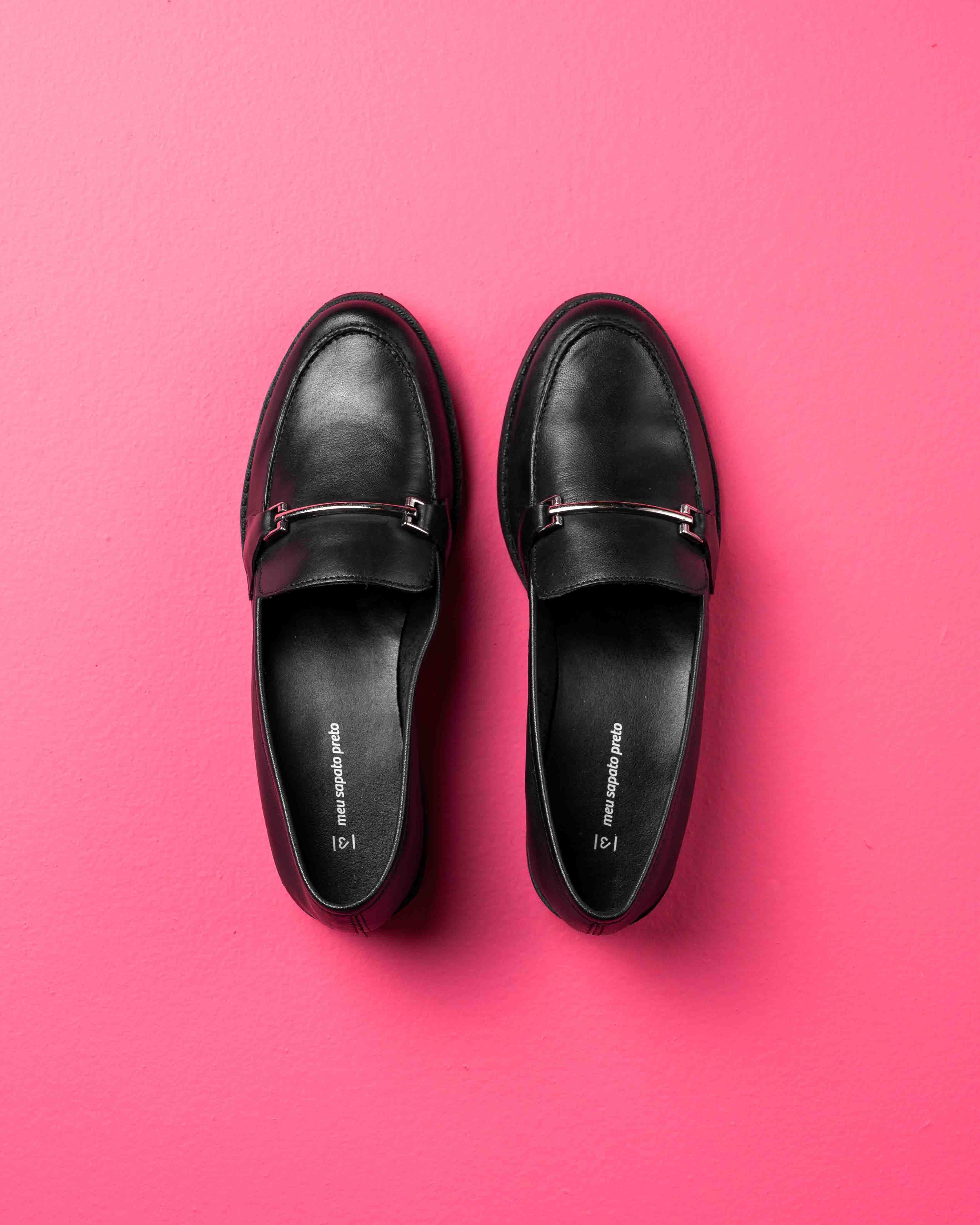 MOCASSIM COURO METAL