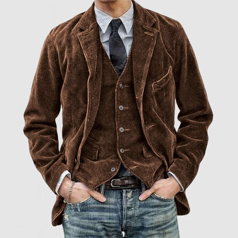 FRANCISCO | JAQUETA E COLETE VINTAGE ATEMPORAL