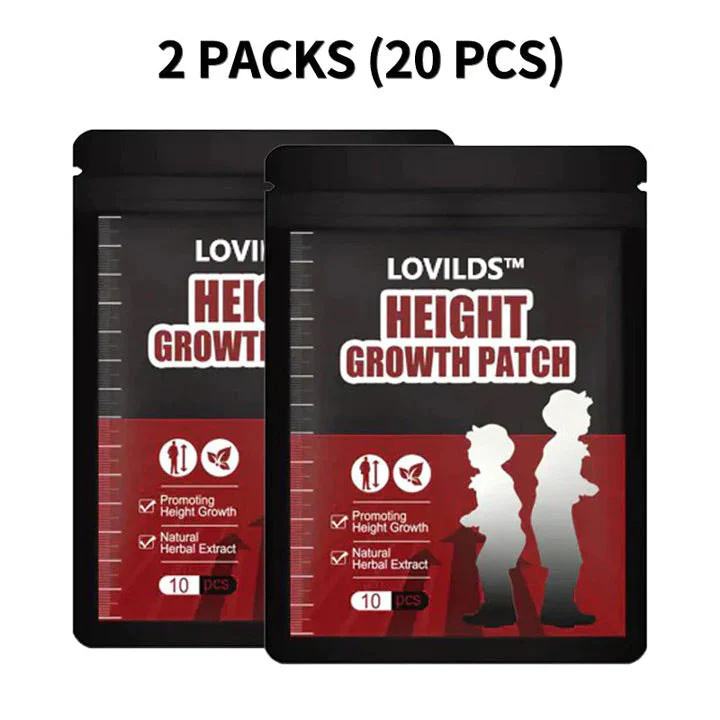 Adesivo para pés com efeito herbal LOVILDS™ para aumento de altura - Desperta o hormônio do crescimento pituitário