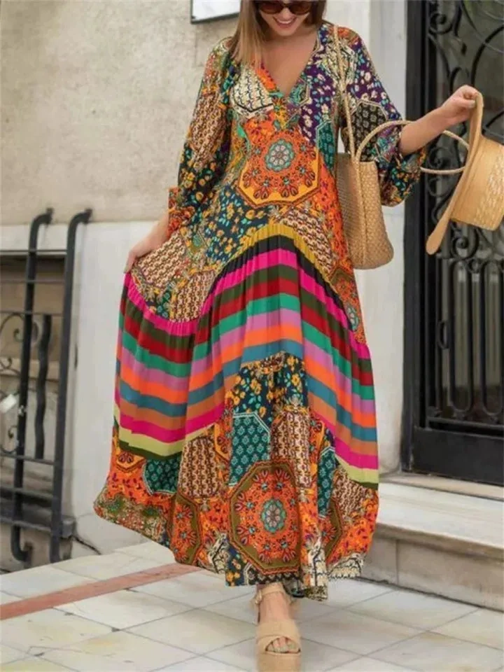Vestido animado 100% algodão com estampado
