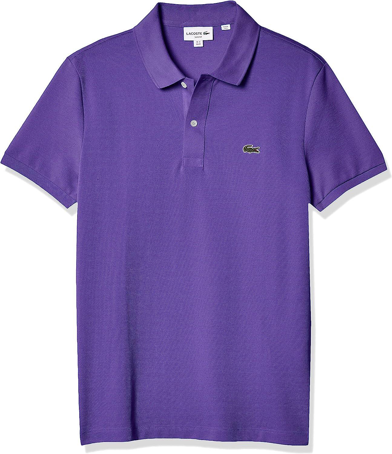 CAMISA POLO MASCULINA LACOSTE CLASSIC PIQUE SLIM FIT MANGA CURTA