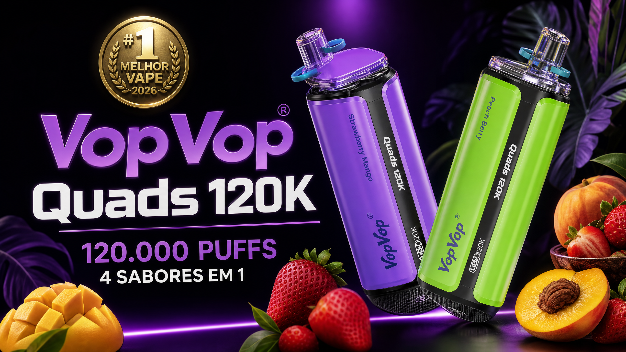 VopVop Quads 120K — eleito o melhor vape descartável de Portugal em 2026
