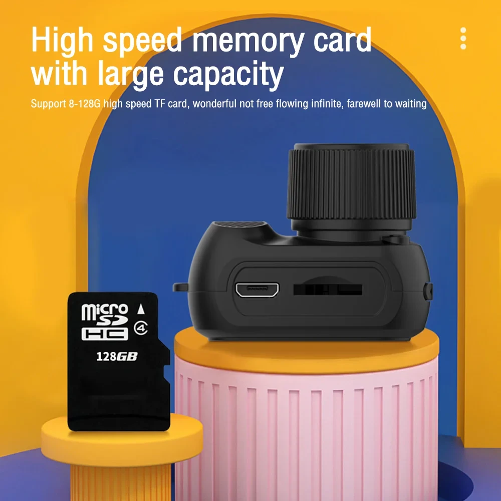 Mała przenośna mini kamera dotykowa z 8 filtrami - edycja limitowana