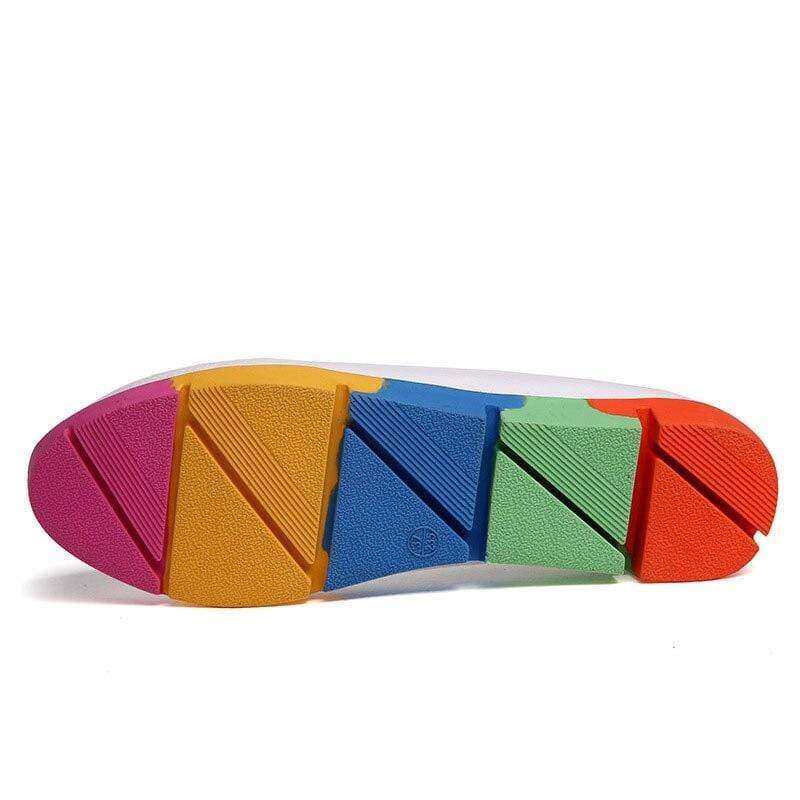 Sapatos Femininos De Couro Respirável