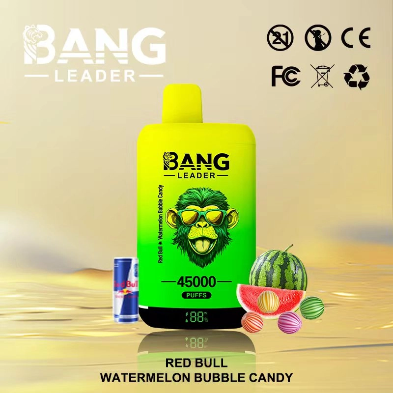 Bang Leader 45K Puffs Disposable Vape Cherry Cola & Watermelon Bubblegum Ice Cream