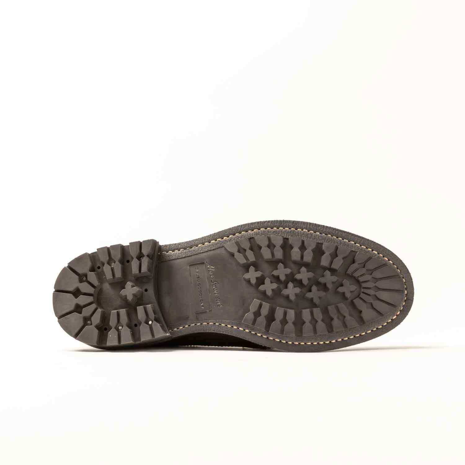 Brogues - Sapatos derby de couro granulado tricolor