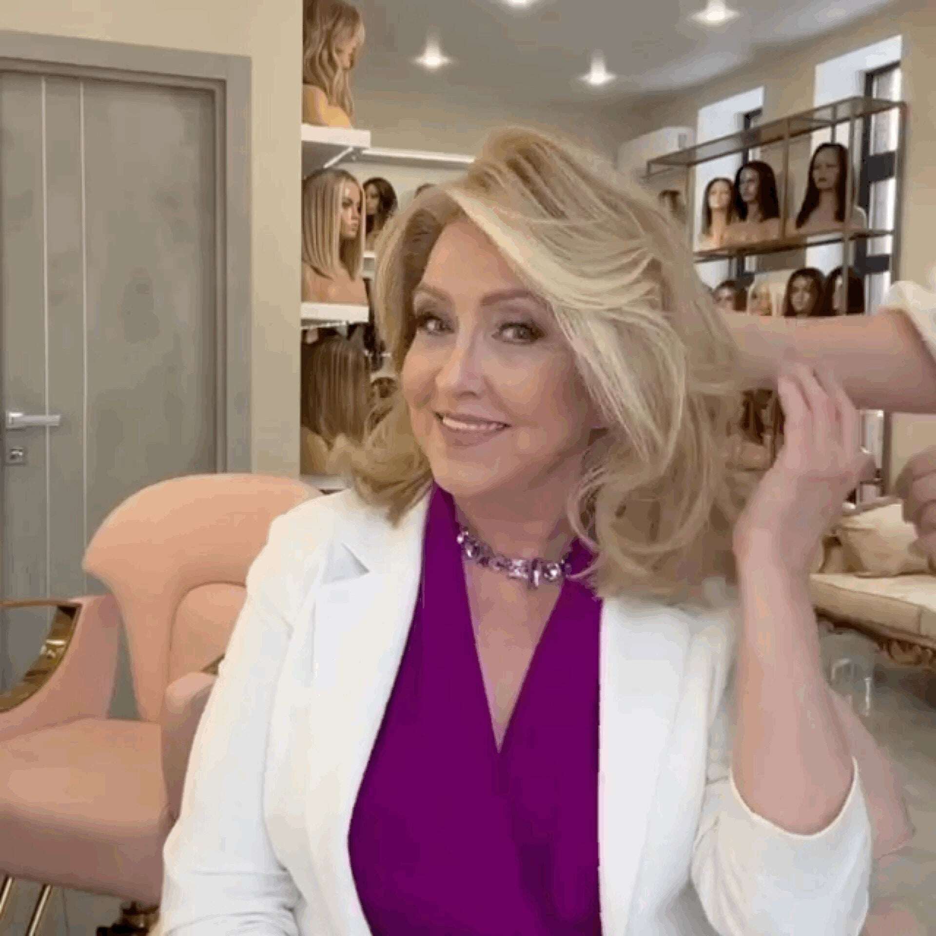 Short elegant bob wig