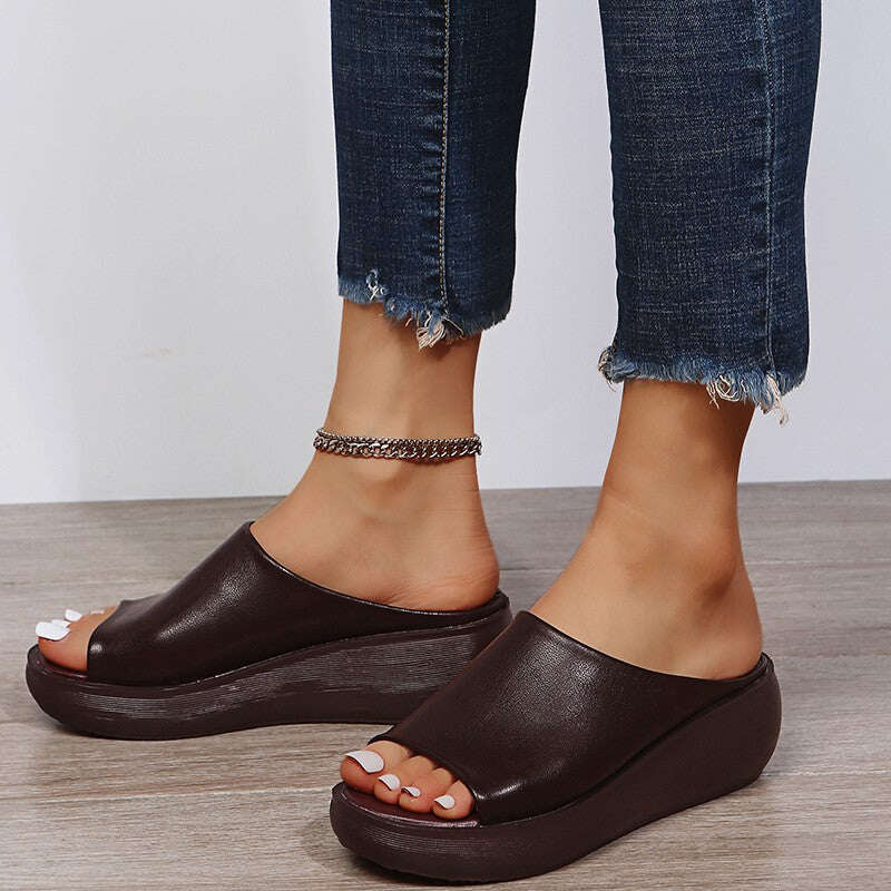🔥 Promoção de último dia com 50% OFF - sandálias ortopédicas femininas de couro