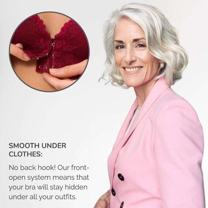 🌊Последния ден Купете 1 Вземете 2 безплатно 😲- Удобен сутиен със затваряне отпред