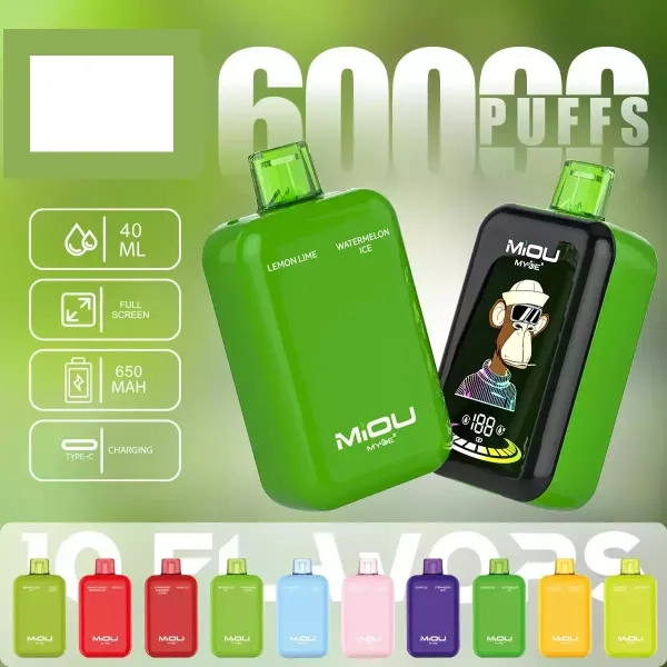 MYDE 60K Puffs 2IN1 Disposable Vape Watermelon Ice & Strawberry Mango