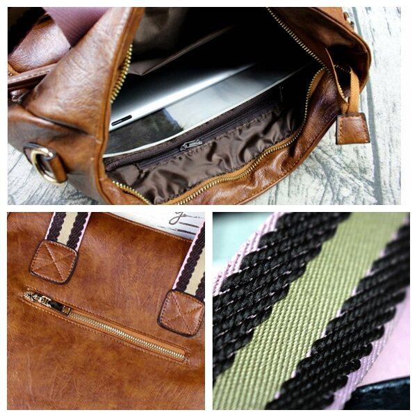 Bolsas, bolsas, bolsas de ombro em couro artificial