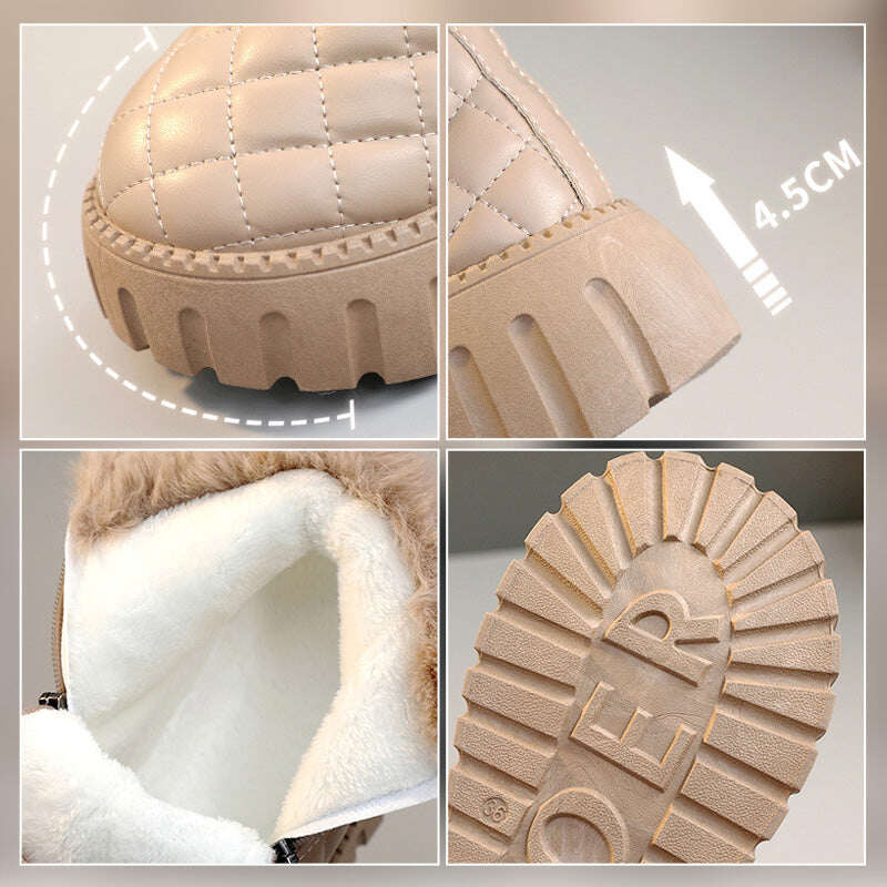 🎅[Presente perfeito] Botas femininas de inverno quentes de lã