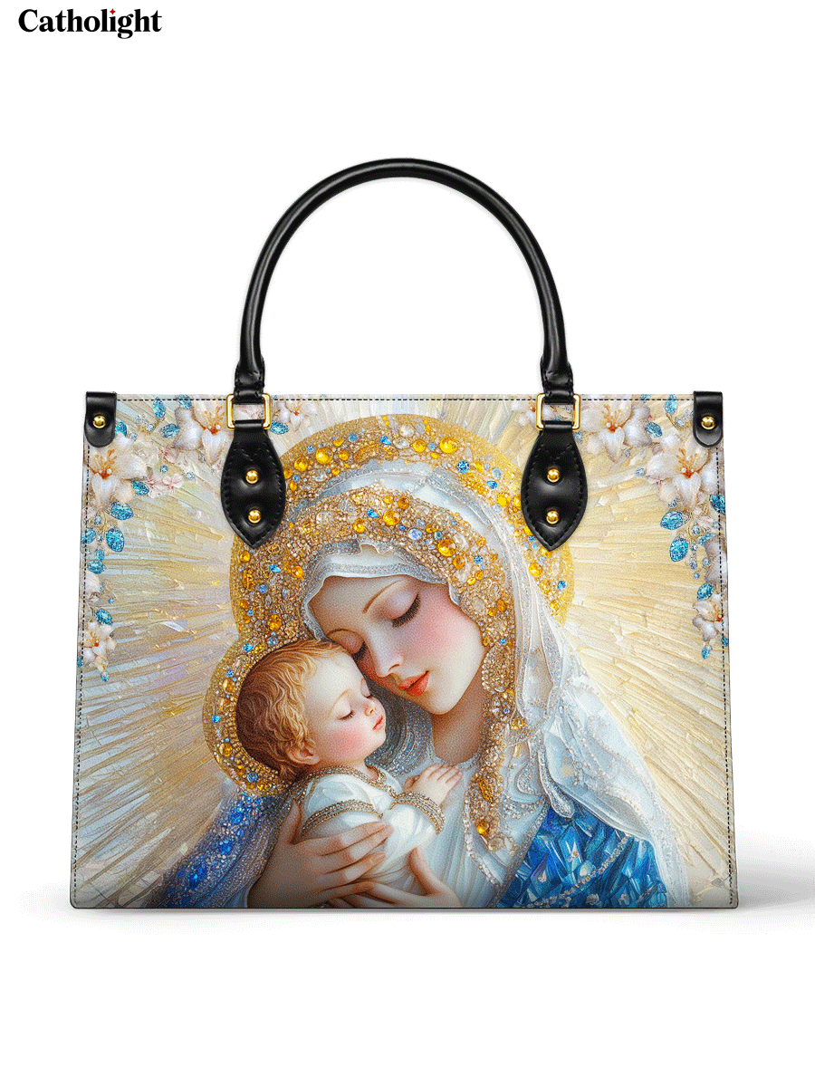 Catholight  Divine Grace and Serenity Leather Bag