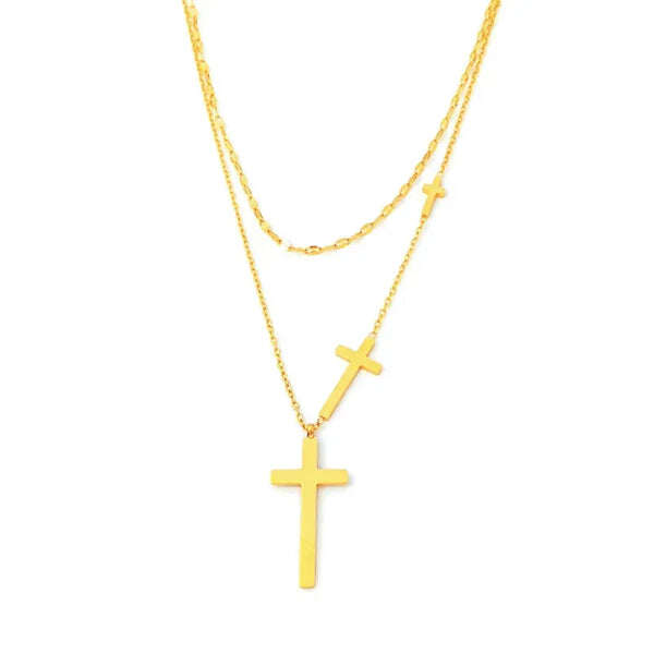 LAYERED CROSS DUO