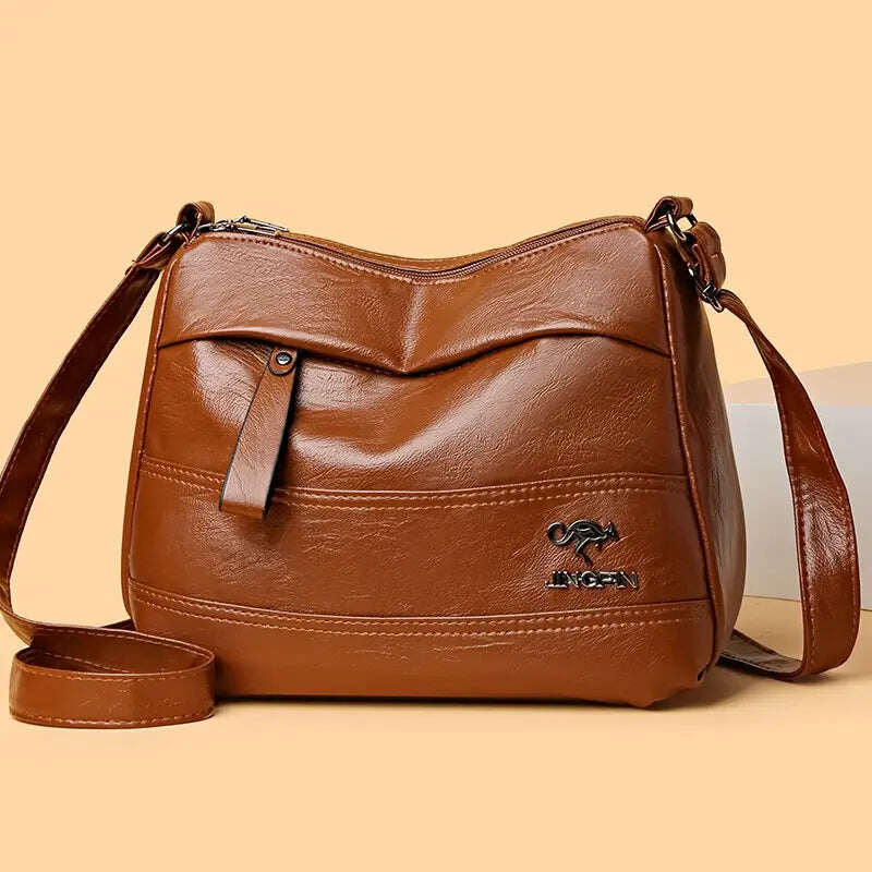 👜NOVA BOLSA RETRÔ MULTICAMADAS DE GRANDE CAPACIDADE, MODERNA E VERSÁTIL