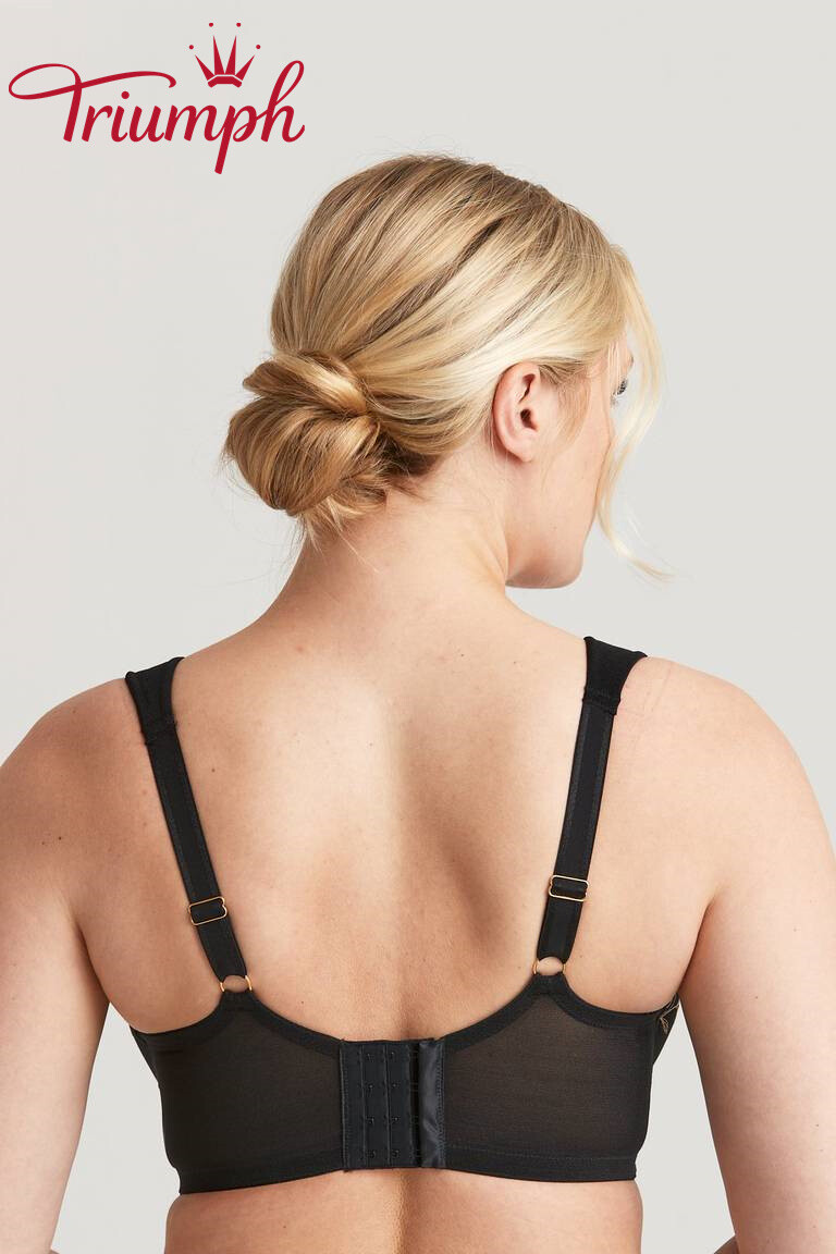 Triumph - (3 unid.) Sutiã push-up com flores bordadas