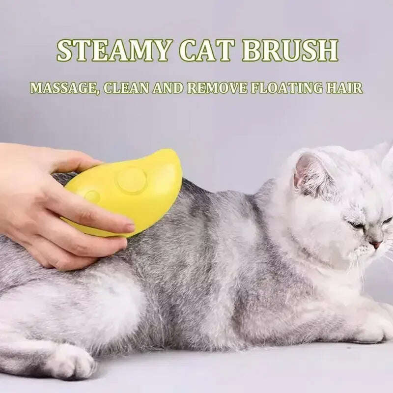 Cat Steamy Brush: A ferramenta de limpeza definitiva para seu amigo felino