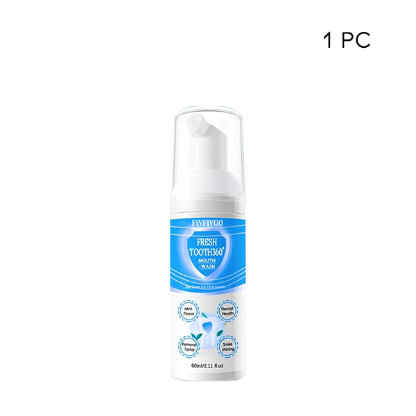 Fivfivgo™ FreshTooth360° Colutório - Enxaguatório bucal de limpeza profunda