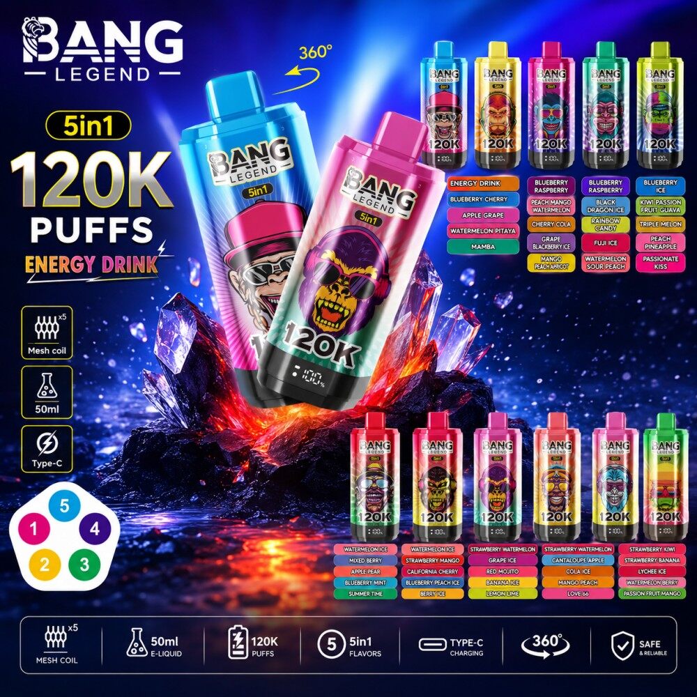 bang-legend-120k-puffs-vape-descartavel-5-em-1-sabores-ajustaveis