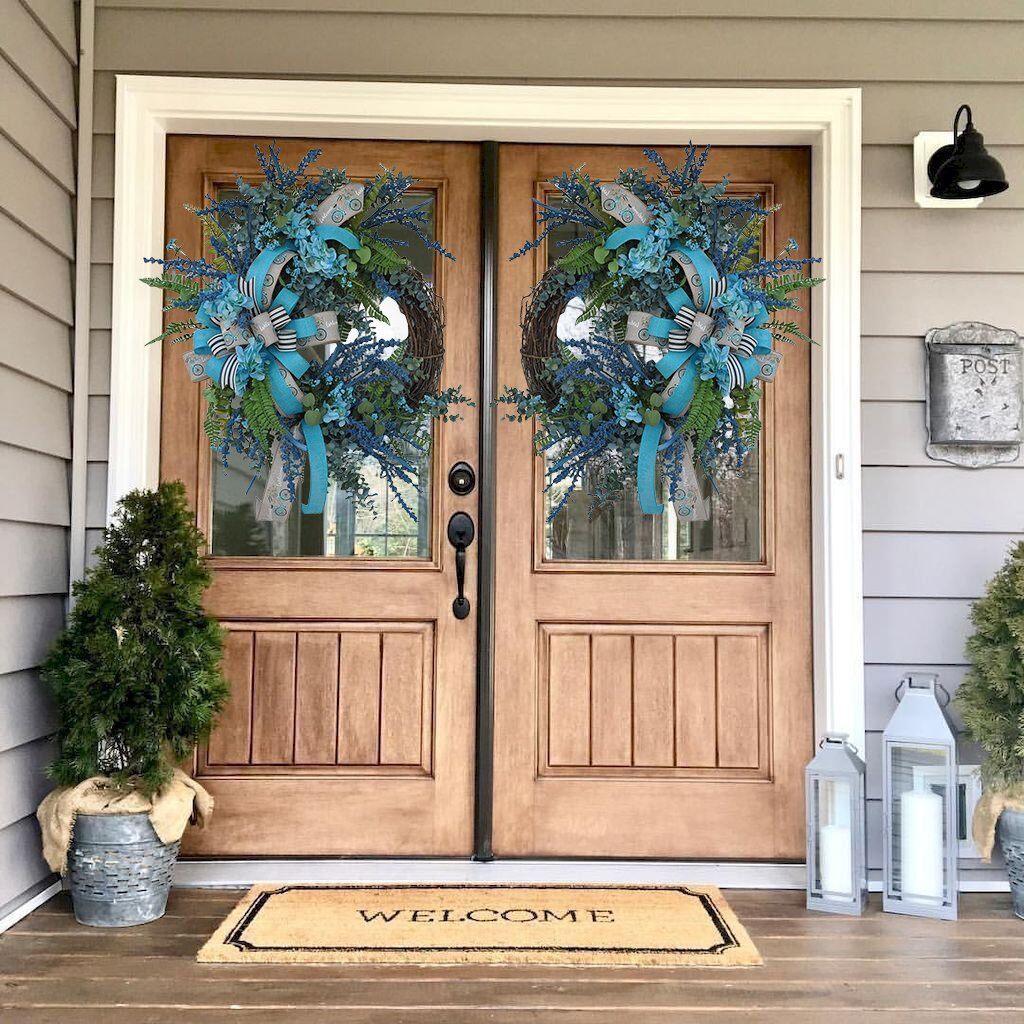 Každodenní modrý věnec z hortenzie (✨Sleva 45 % na žhavou akci✨)