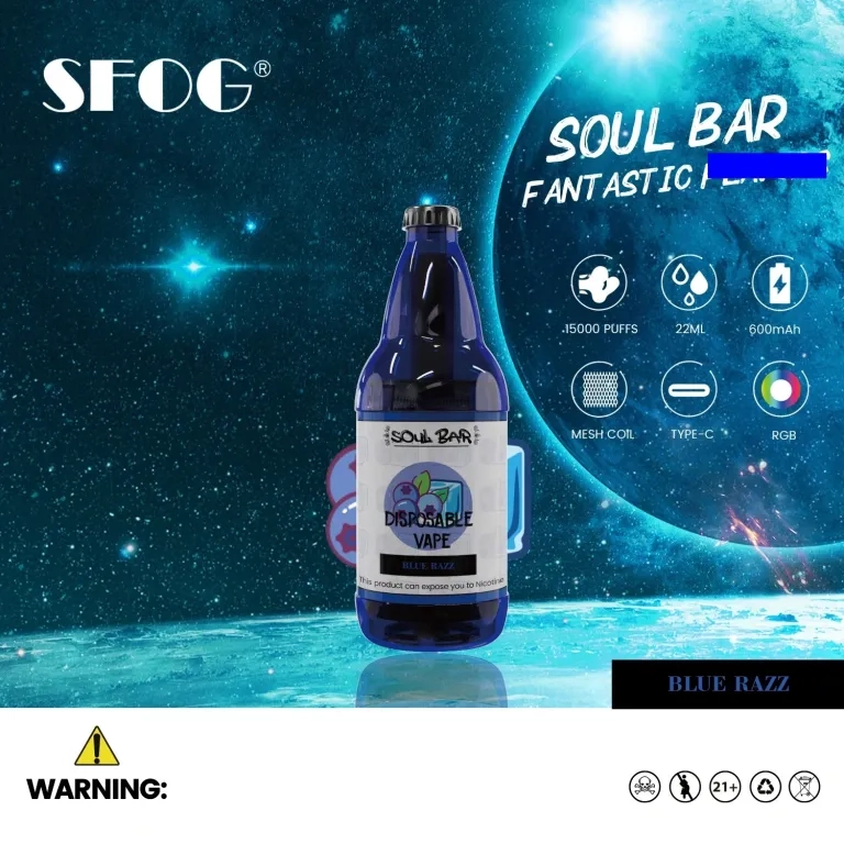 Sfog soul bar 15000 puffs újratölthető tömeges vásárlás eldobható vape nagykereskedelmi