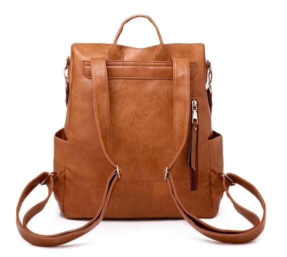 🔥natural leather backpack
