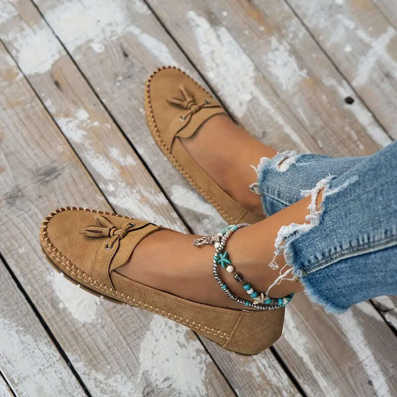 🔥 Oferta diária de 50% de desconto - Mocassins macios e confortáveis ​​em estilo feminino