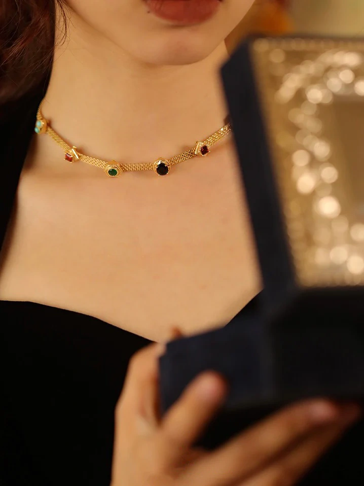 Комплект огърлица Tilda | 24k златно покритие