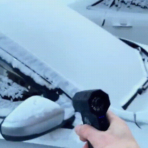 🔥Último dia 70% de desconto -❄️Removedor de neve de ar comprimido equipado com LED