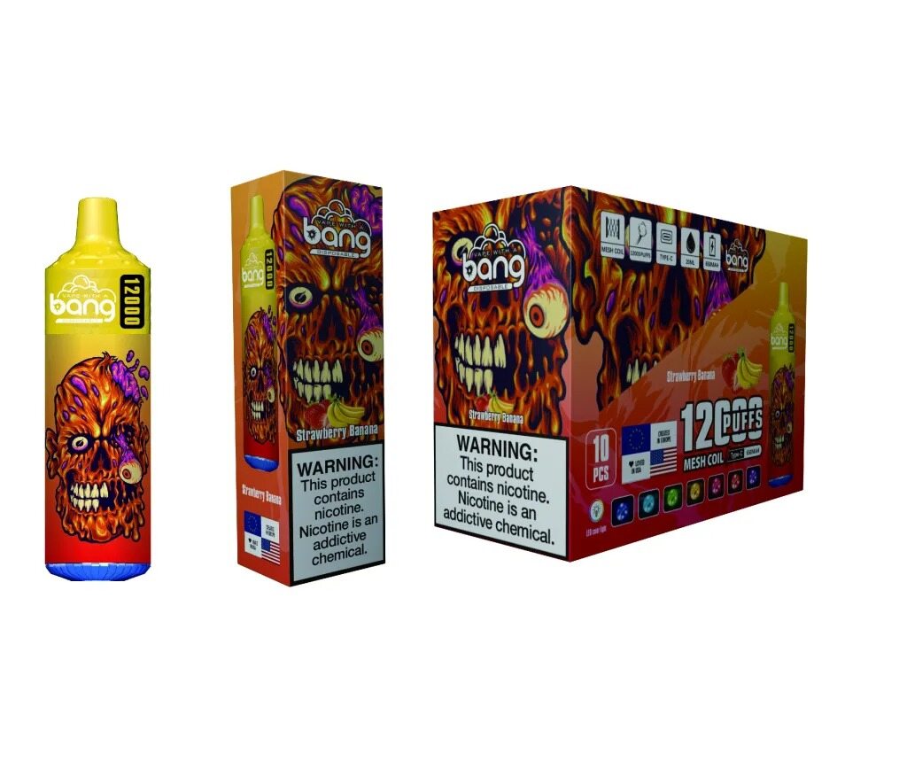 复制dBANG 12000 zaciągnięć 0% 2% 5% Niska zawartość nikotyny Hurtowy zakup jednorazowych waporyzatorów wielokrotnego ładowania