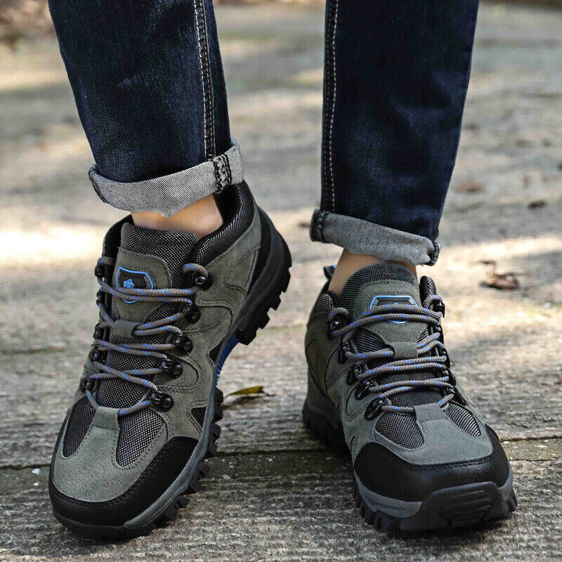 Sapatos de caminhada ortopédicos leves respiráveis ​​impermeáveis ​​masculinos para fascite plantar (certificação médica)