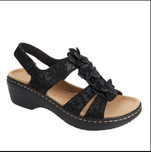 Сандали с рибешка уста и цветя