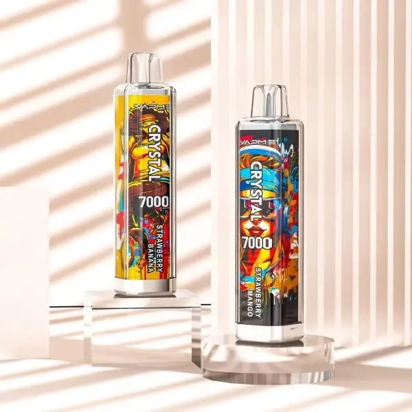 Vapme Crystal 7000-puff refillable disposable vapes