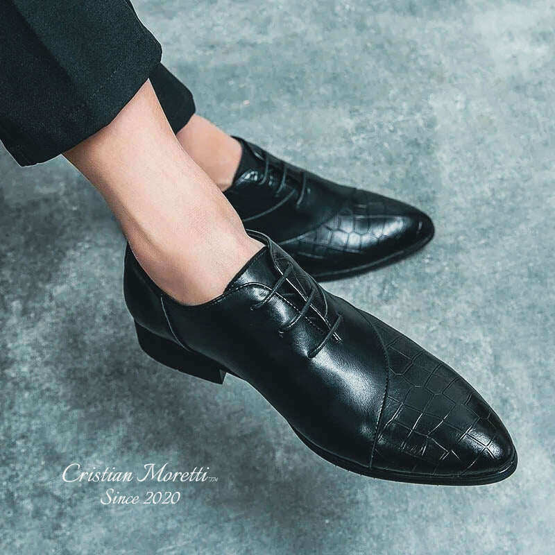 Sapatos Derby de Couro Premium 