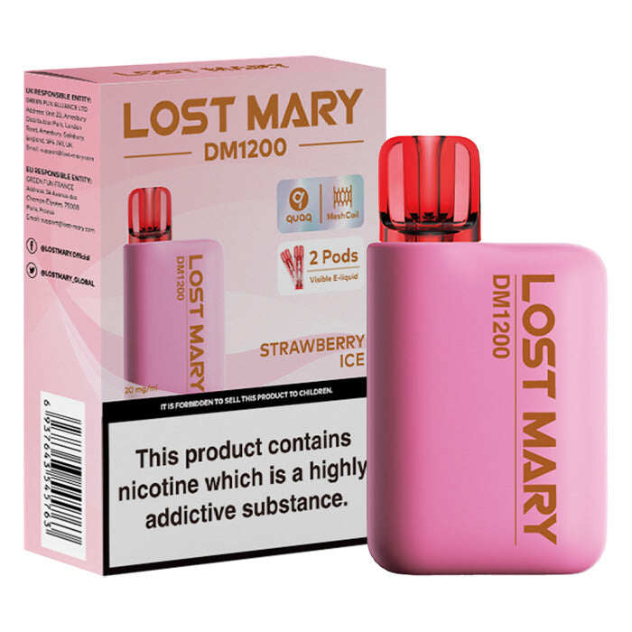Lost Mary DM1200 Kit Vape descartável