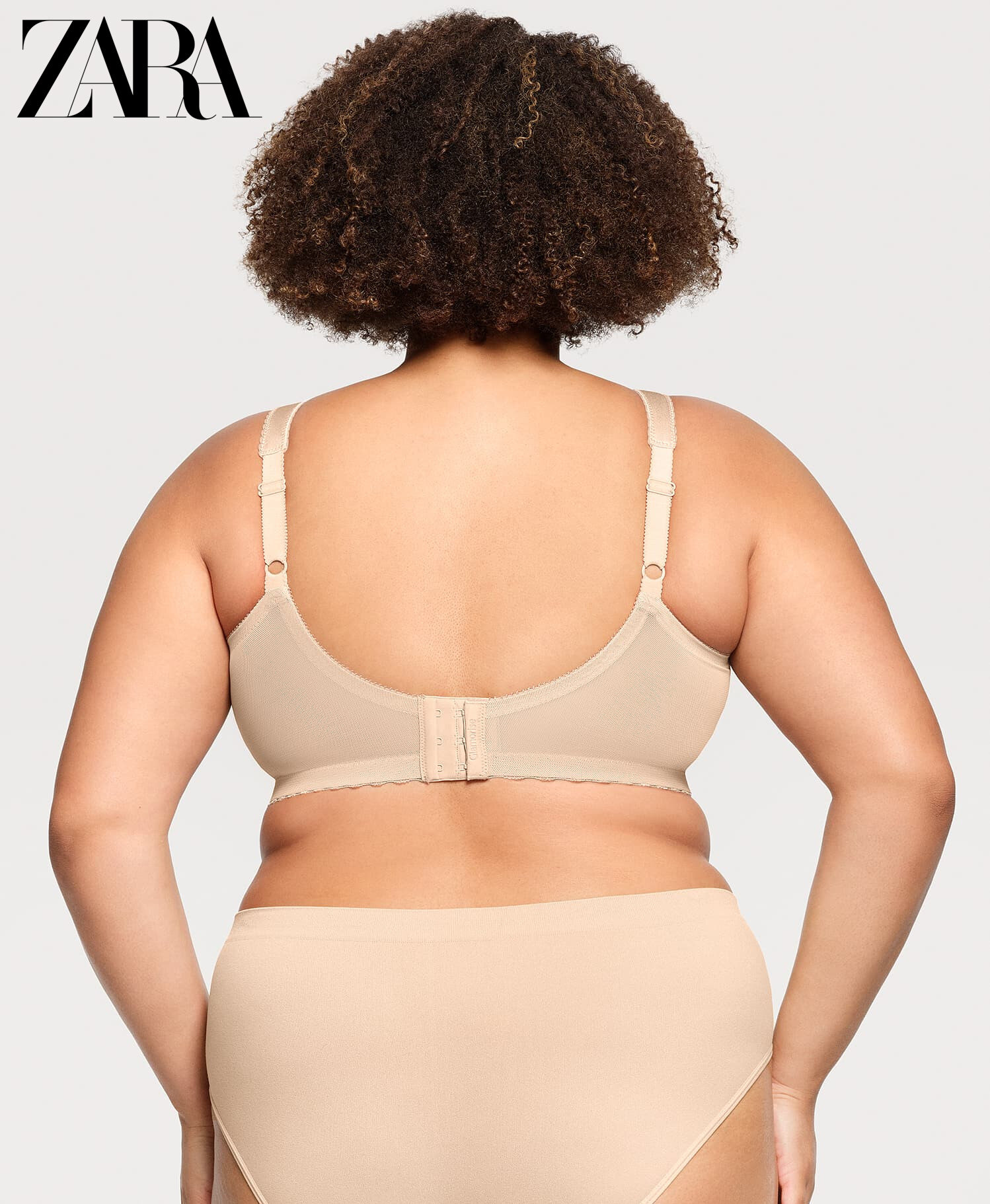 ZARA - (3 komada) Jednodijelni push-up grudnjak s punim košaricama