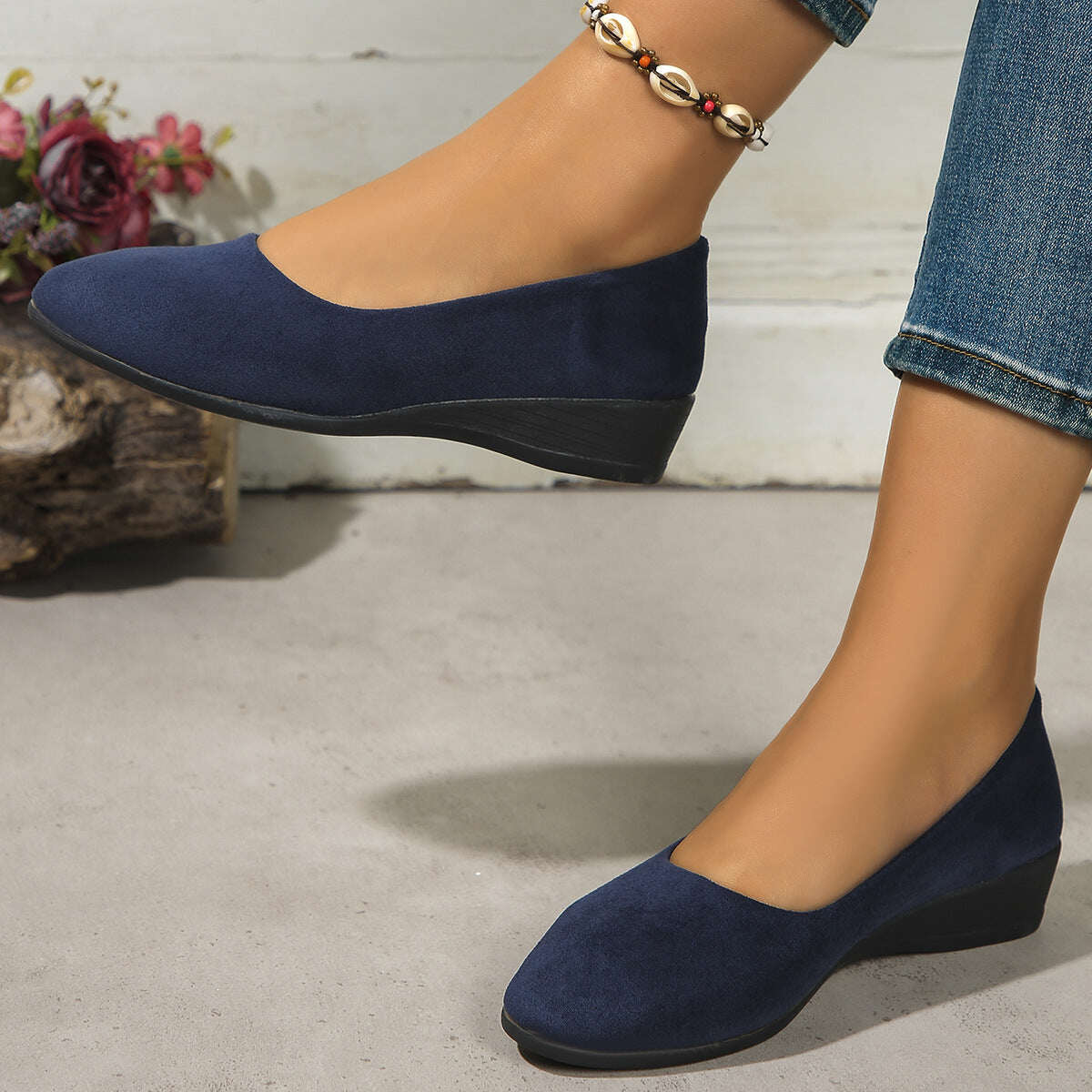 🔥Último dia de liquidação 60% DE DESCONTO 🔥 Sapatos baixos ortopédicos confortáveis, leves, antiderrapantes e respiráveis ​​para mulheres