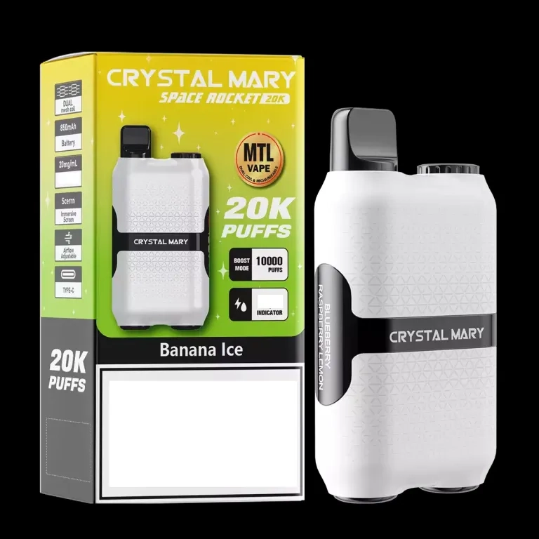 CRYSTAL MARY SpaceRocket 25ml Disposable Vape Blue Razz ice