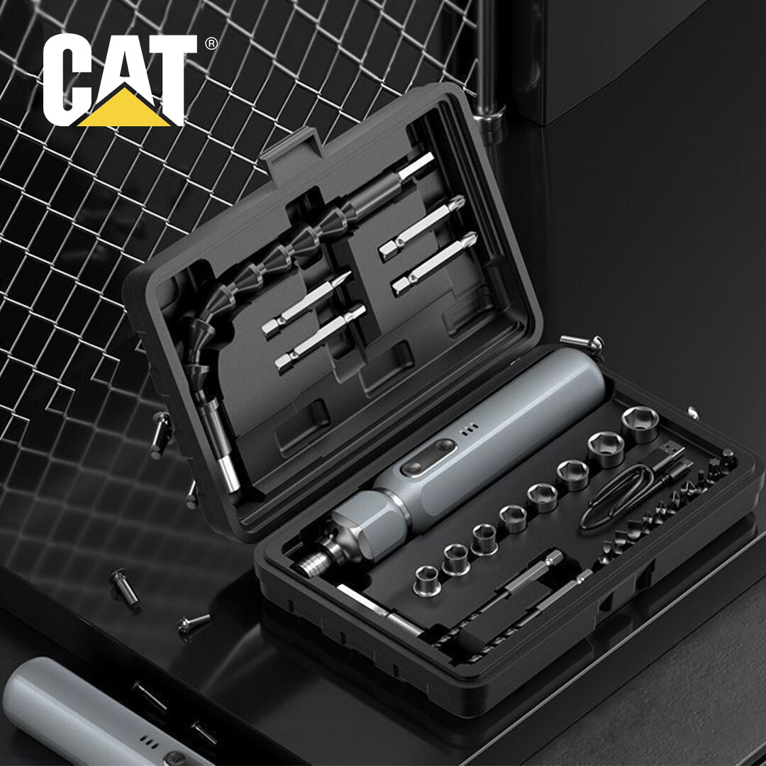 CAT®🔨Conjunto de chaves de fenda elétricas sem fio portáteis✨